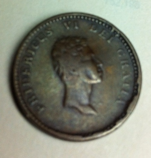 Denmark-1811-2-Skilling-4:00-O'clock-Rim-Glop